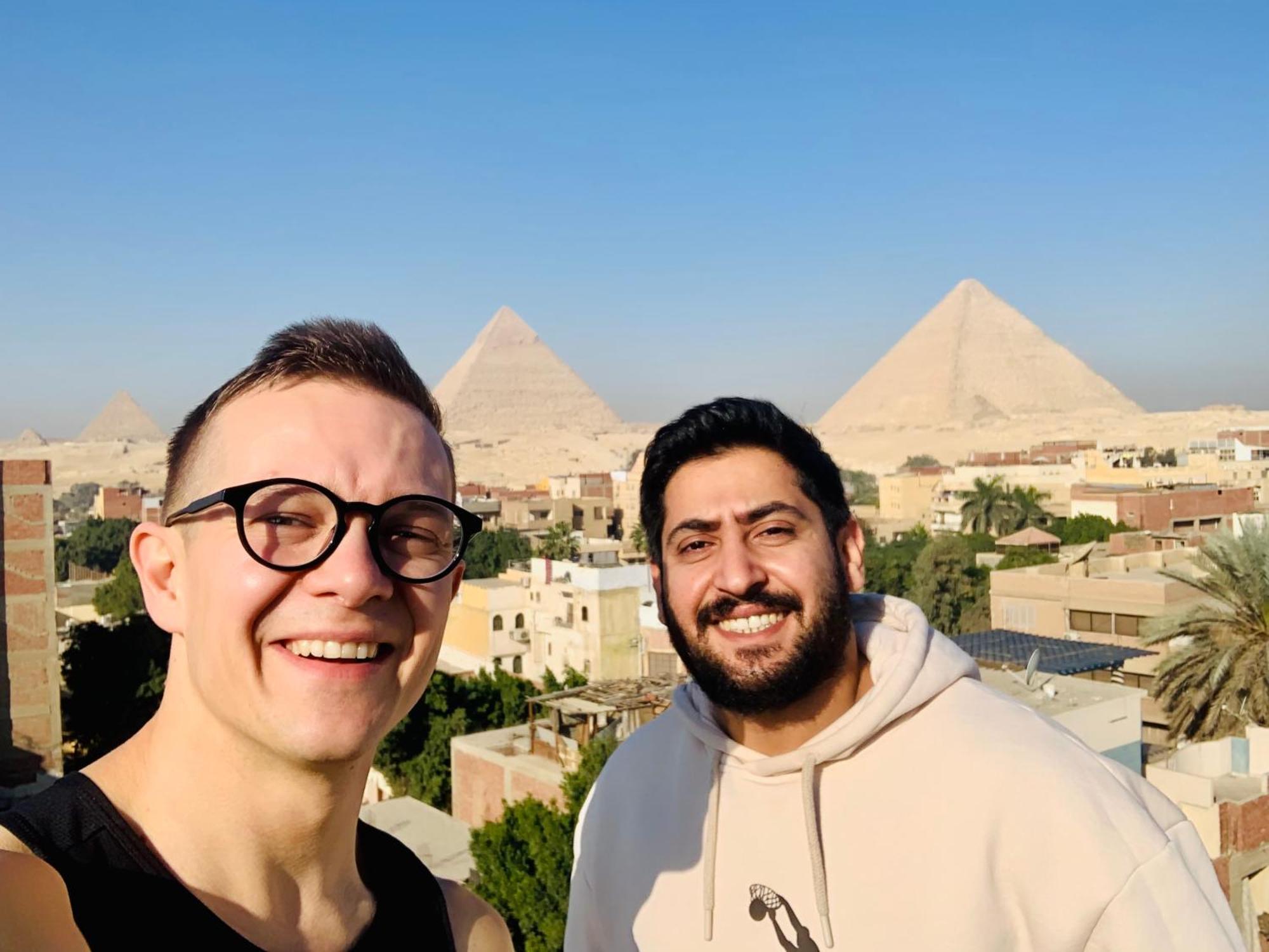 דירות קהיר Loay Pyramids View מראה חיצוני תמונה