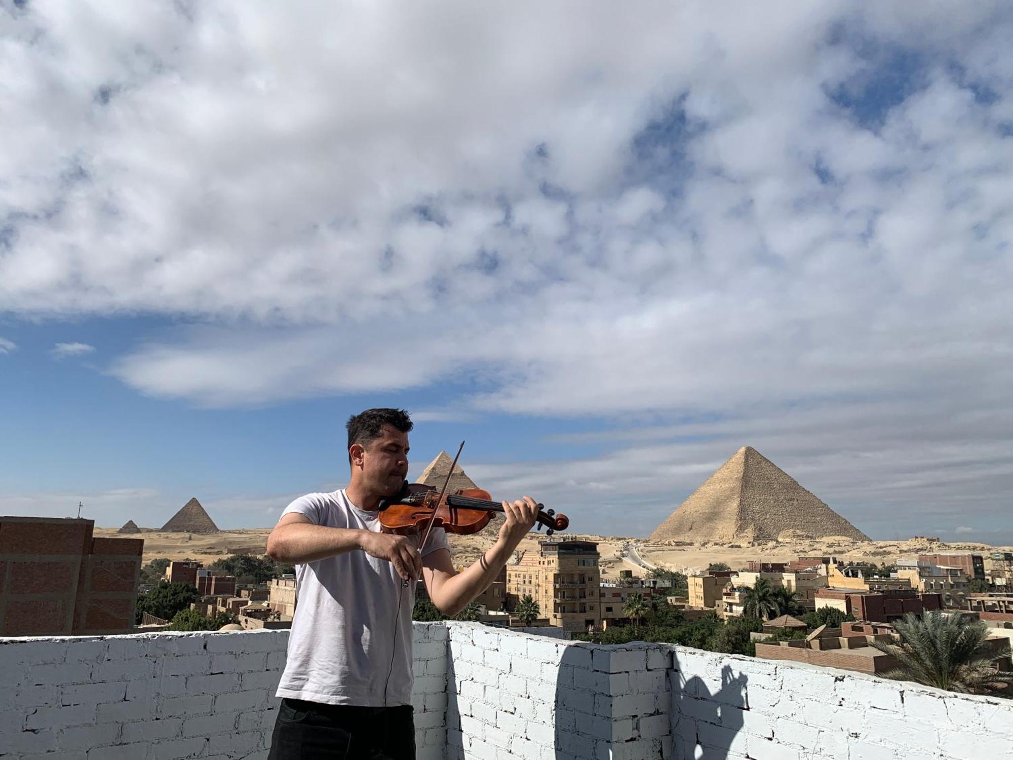 דירות קהיר Loay Pyramids View מראה חיצוני תמונה